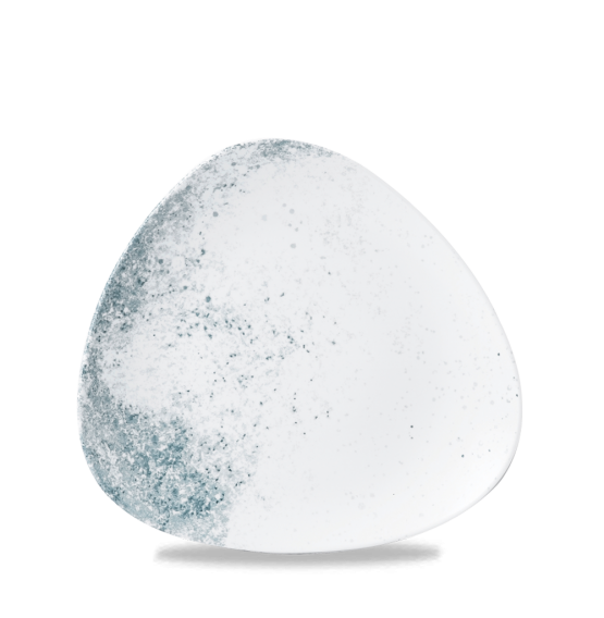 Haze Blue Triangle Plate